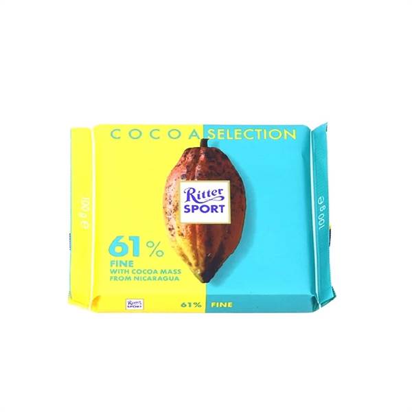 Ritter Sport 61 percent Fine Chocolate Imported